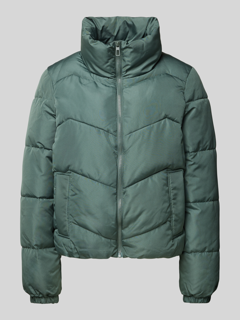 Vero Moda Boxy fit gewatteerd jack met opstaande kraag model 'LIGARIO'