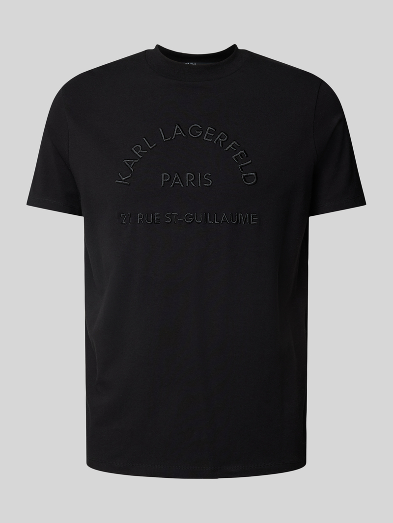 Karl Lagerfeld T-shirt met labelstitching