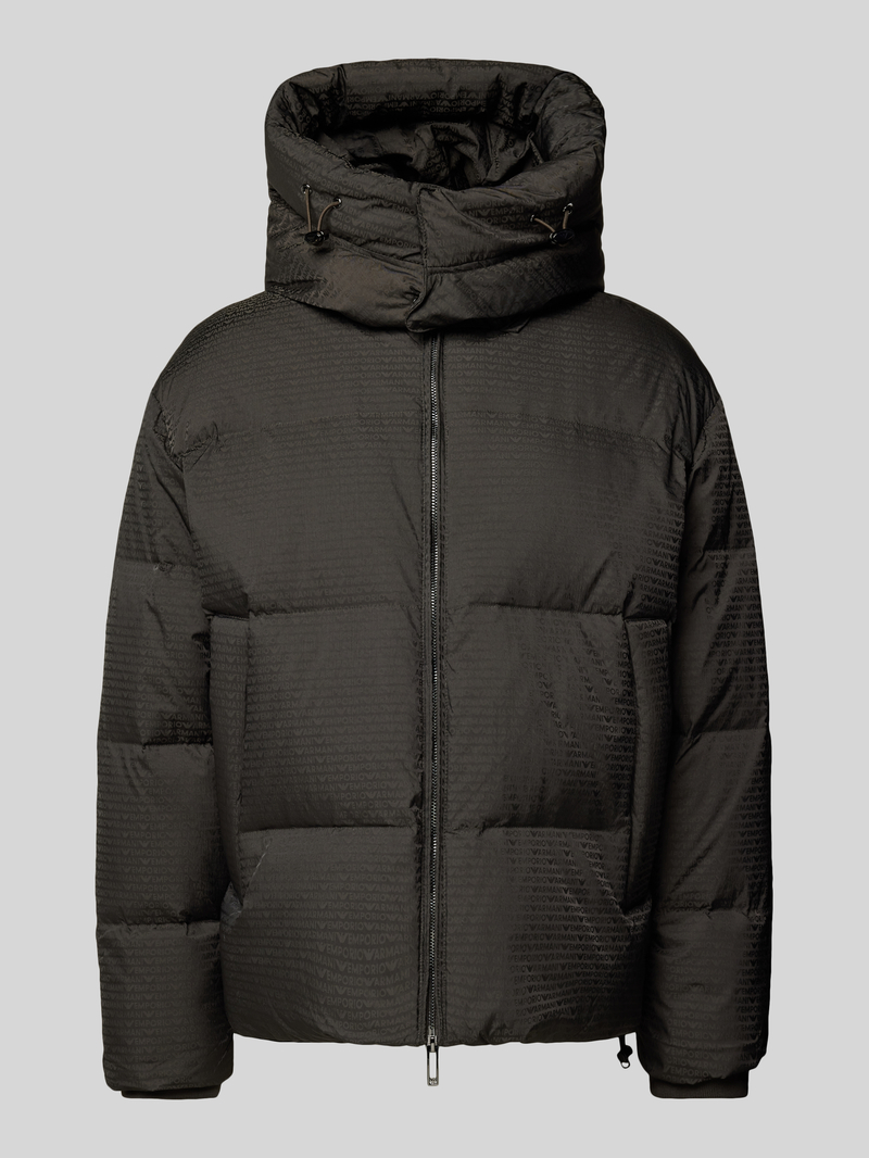 Emporio Armani Gewatteerd jack met tweewegritssluiting