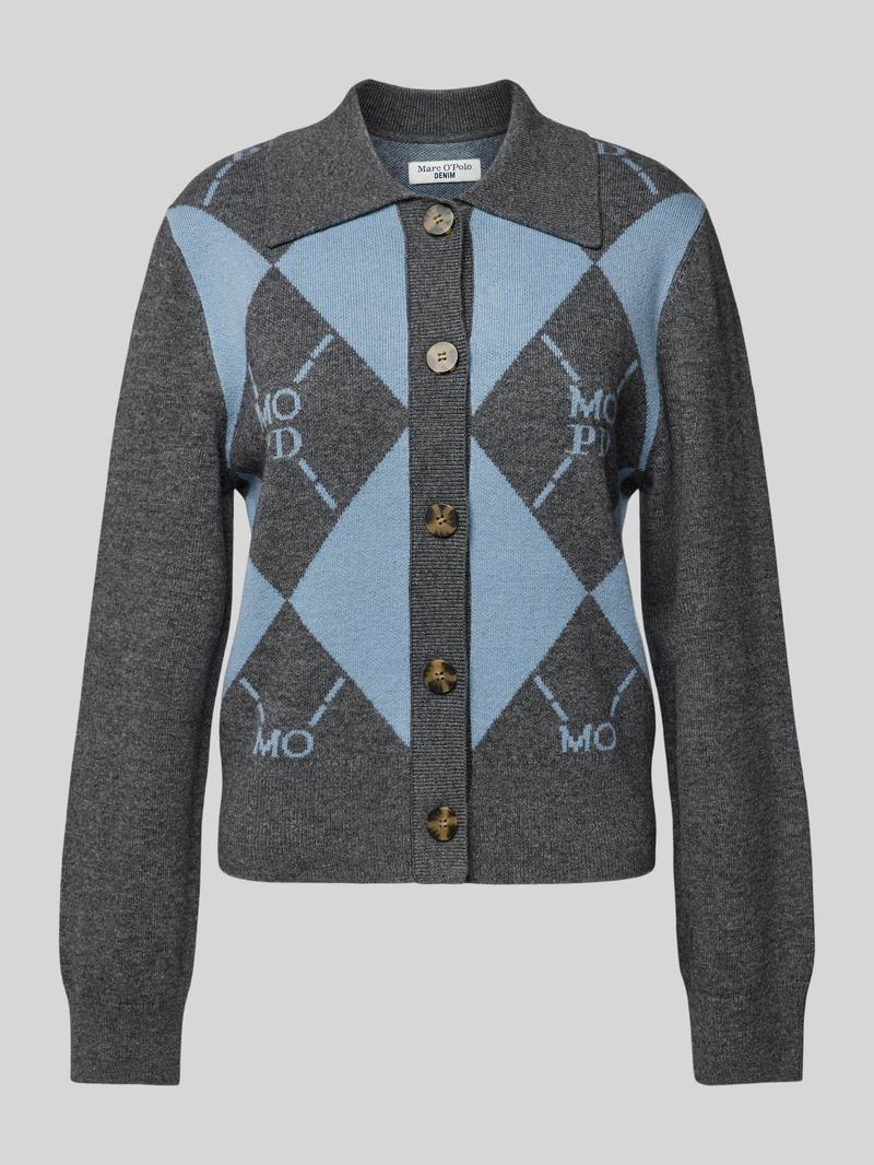 Marc O'Polo DENIM Gebreide cardigan met platte kraag