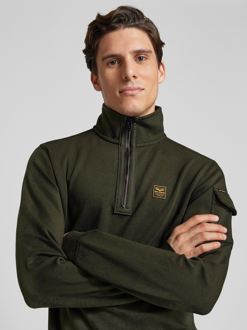 PME Legend Sweatshirt met opstaande kraag