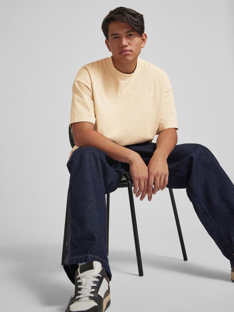 Karl Kani T-shirt met labelstitching