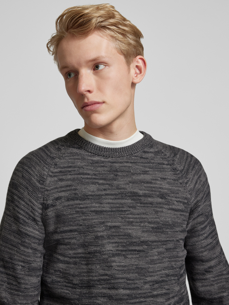 Blend Gebreide pullover met labeldetail