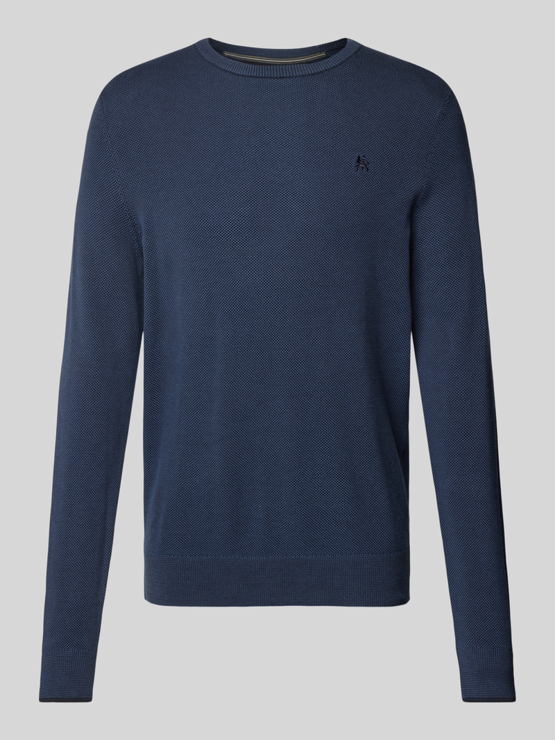 Lerros Gebreide pullover met ribboorden