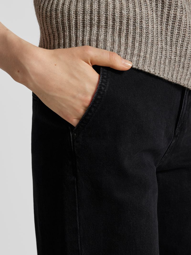 Marc O'Polo Wide leg jeans van puur katoen en rigid denim