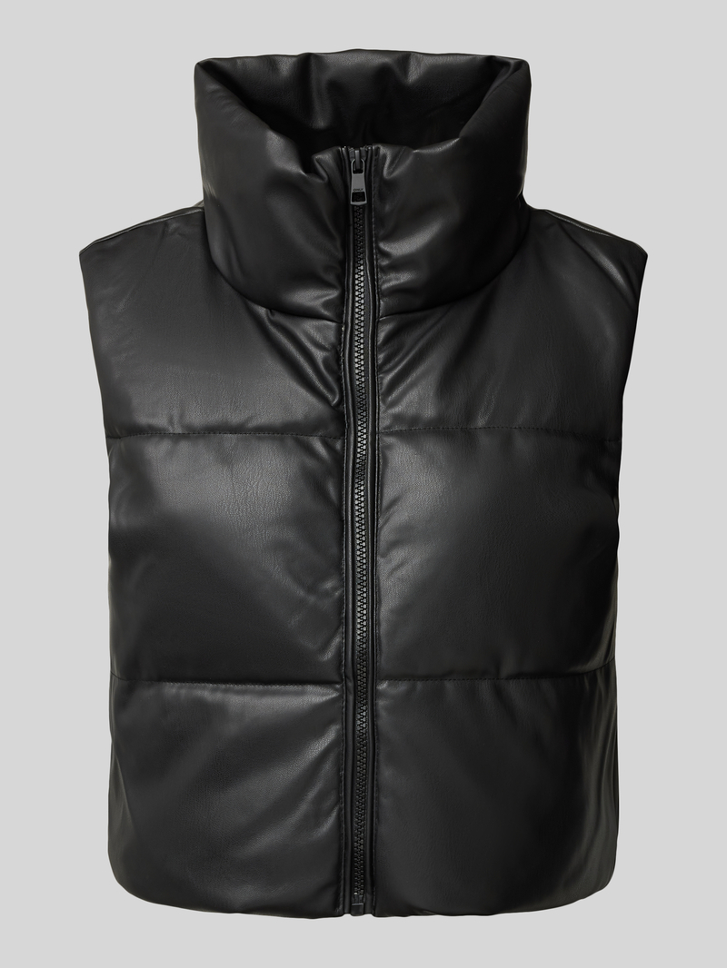 Only Bodywarmer van imitatieleer van model 'ELSIE'
