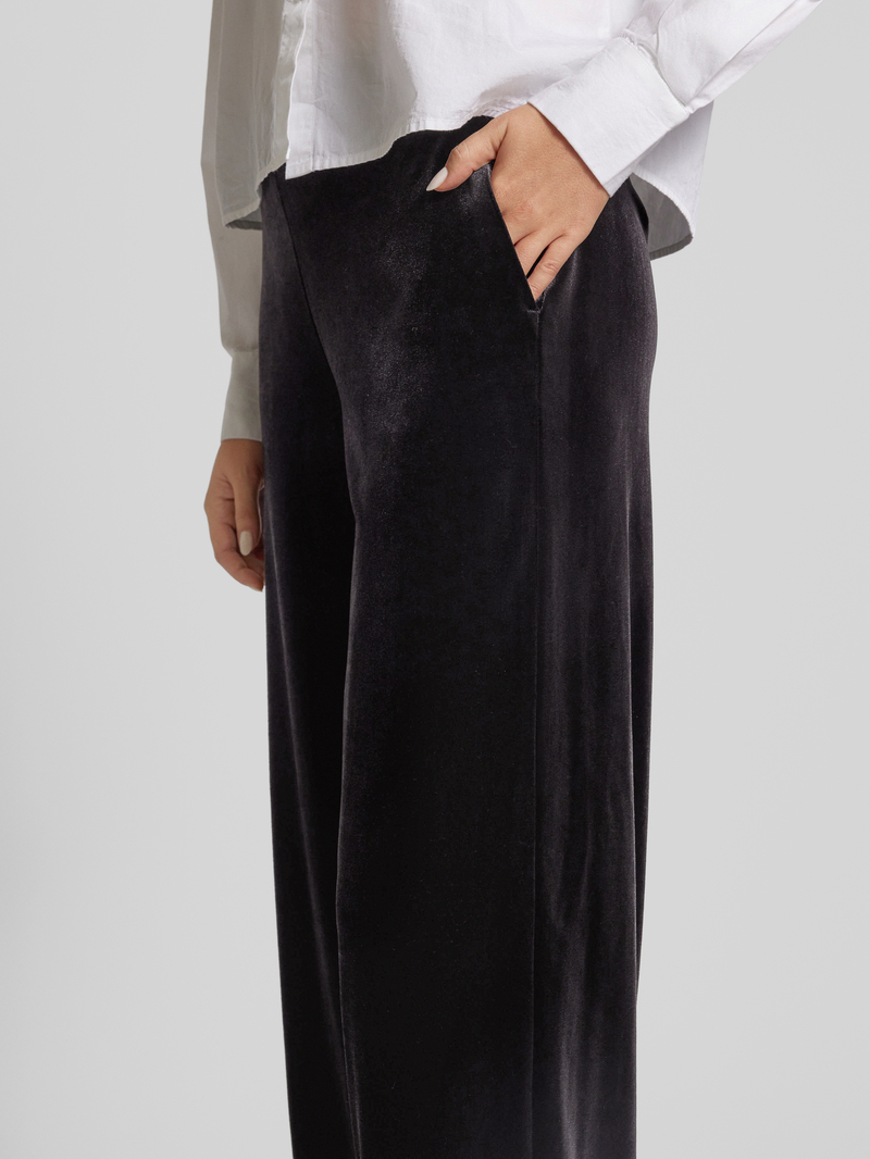 Christian Berg Woman Wide fit stoffen broek met elastische band