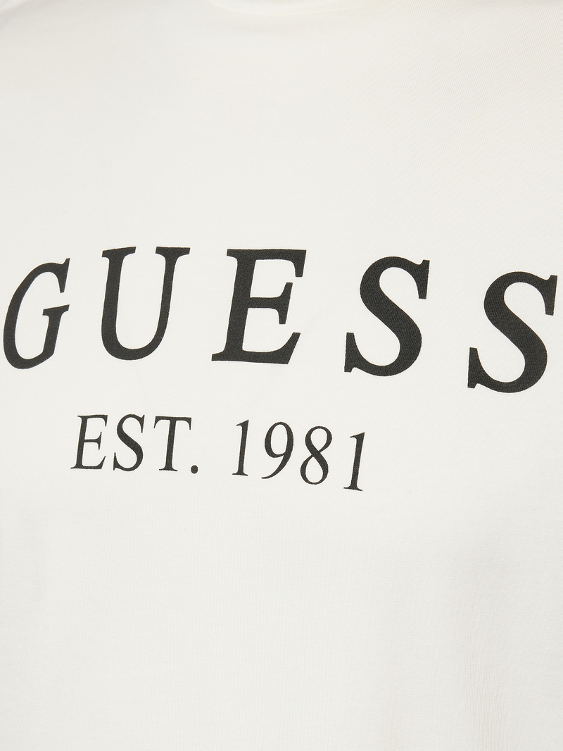 Guess Shirt met lange mouwen en labelprint