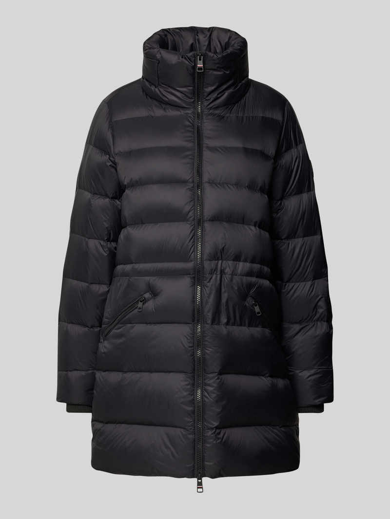 Tommy Hilfiger Regular fit gewatteerde lange jas met tweewegritssluiting