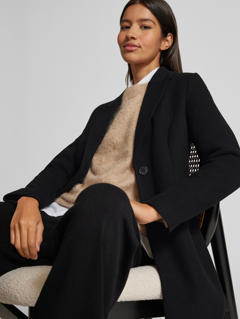 Vero Moda Lange jas met reverskraag model 'BLAZA'