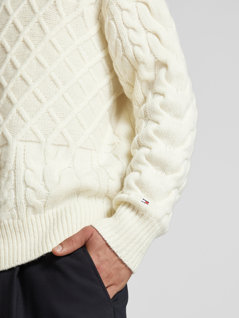 Tommy Hilfiger Gebreide pullover met structuurmotief