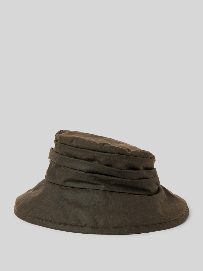 Barbour Vissershoedje met labeldetail model 'LADIES'