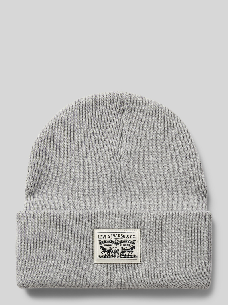 Levi's Beanie met labelpatch model 'BACKPATCH'