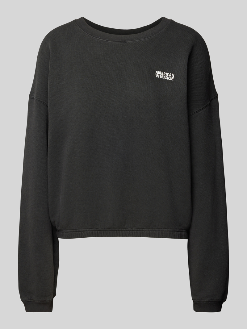 American vintage Sweatshirt met labelprint model 'IZUBIRD'