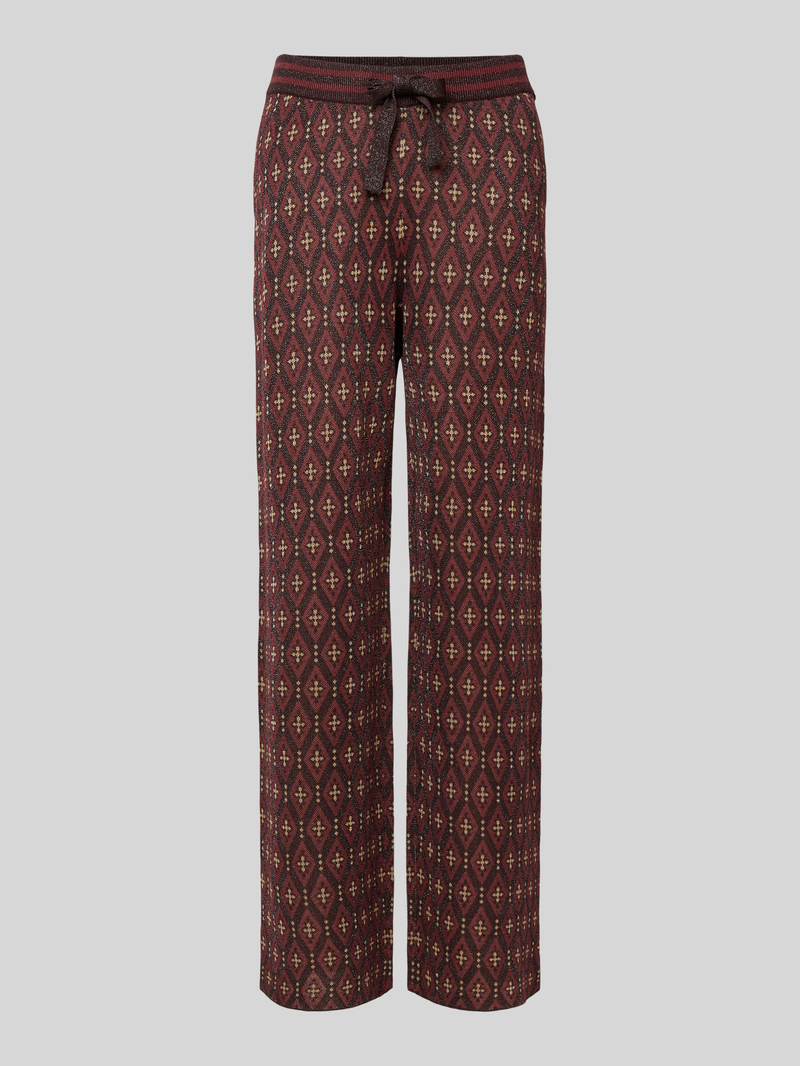 Scotch & Soda Straight fit sweatpants met tunnelkoord