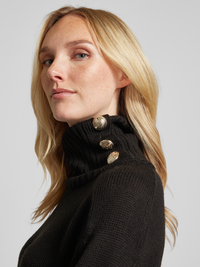 Joop! Gebreide pullover met turtleneck