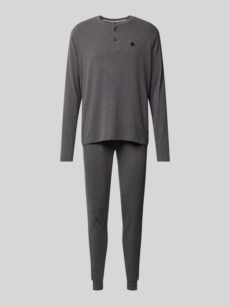 Boss Pyjama met logostitching