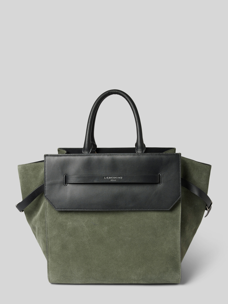 Liebeskind berlin Shopper van zuiver leer met labeldetail, model 'LORA'