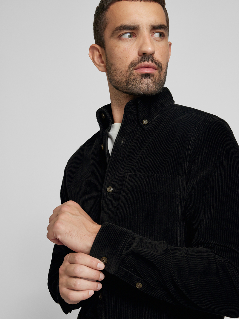 Strellson Regular fit overhemdjack met button-downkraag model 'Nero'