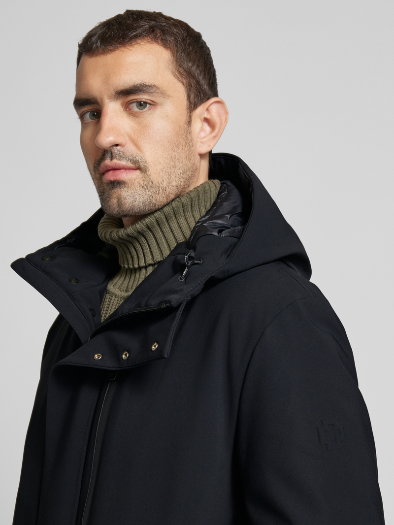 Strellson Parka met borstzak model 'Flex Cross'