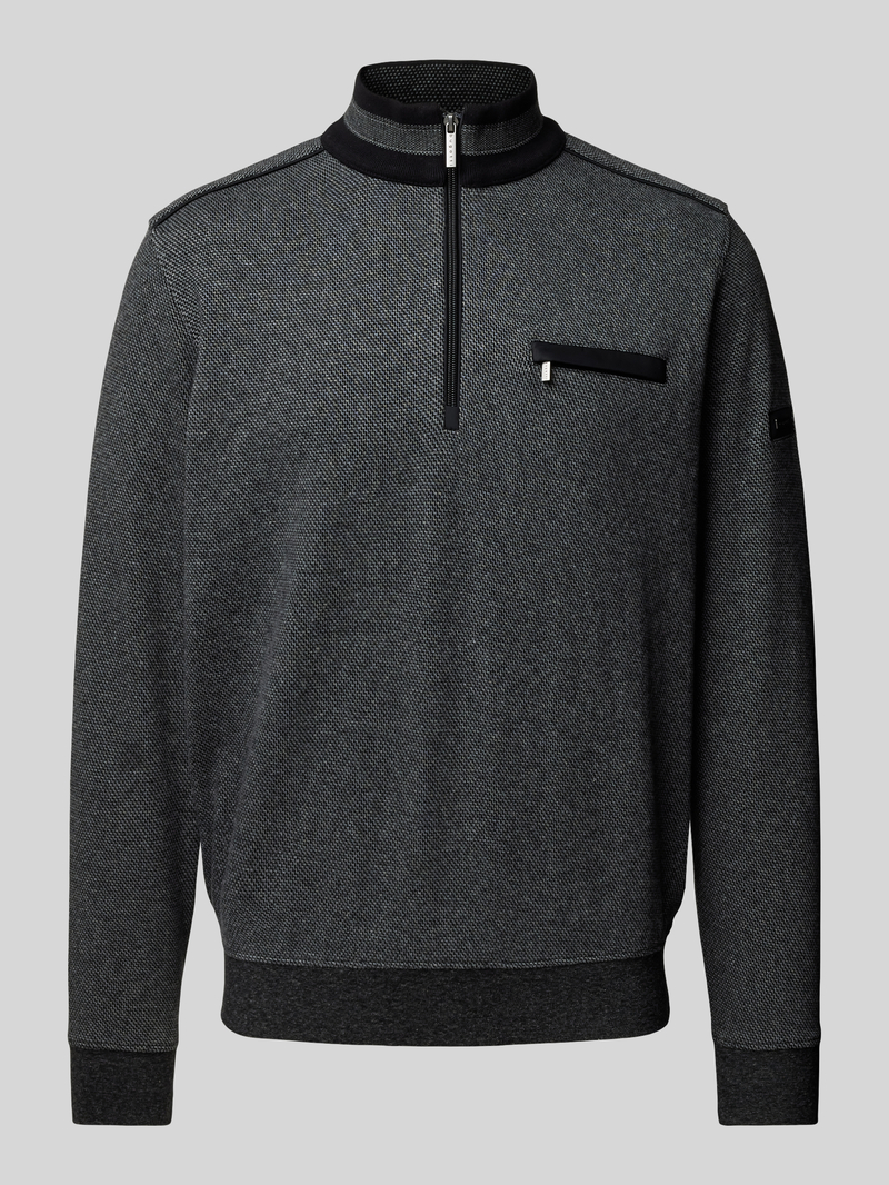 Bugatti Sweatshirt met opstaande kraag