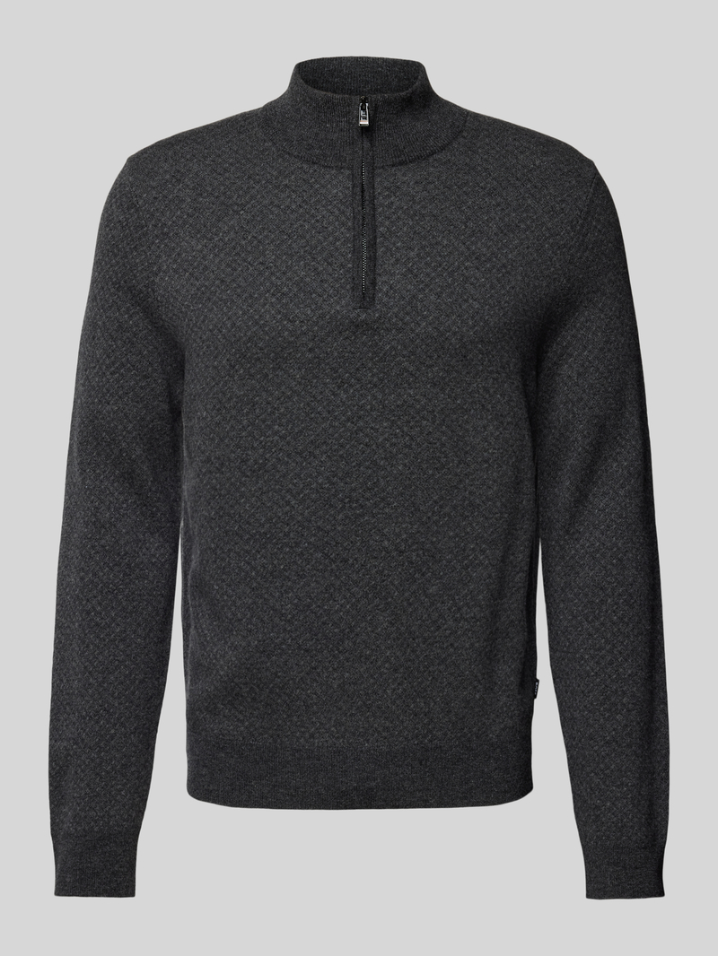 Boss Gebreide pullover met labeldetail, model 'Eltorino'