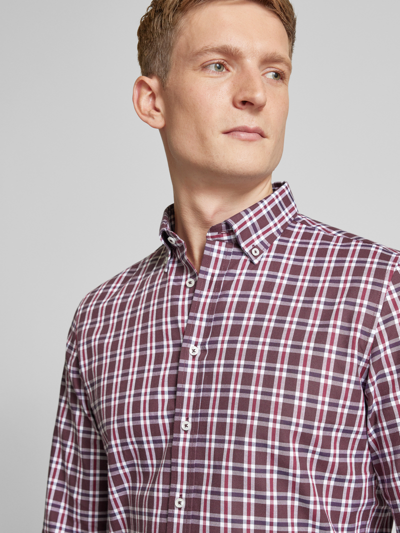 seidensticker Slim fit zakelijk overhemd met knoopsluiting