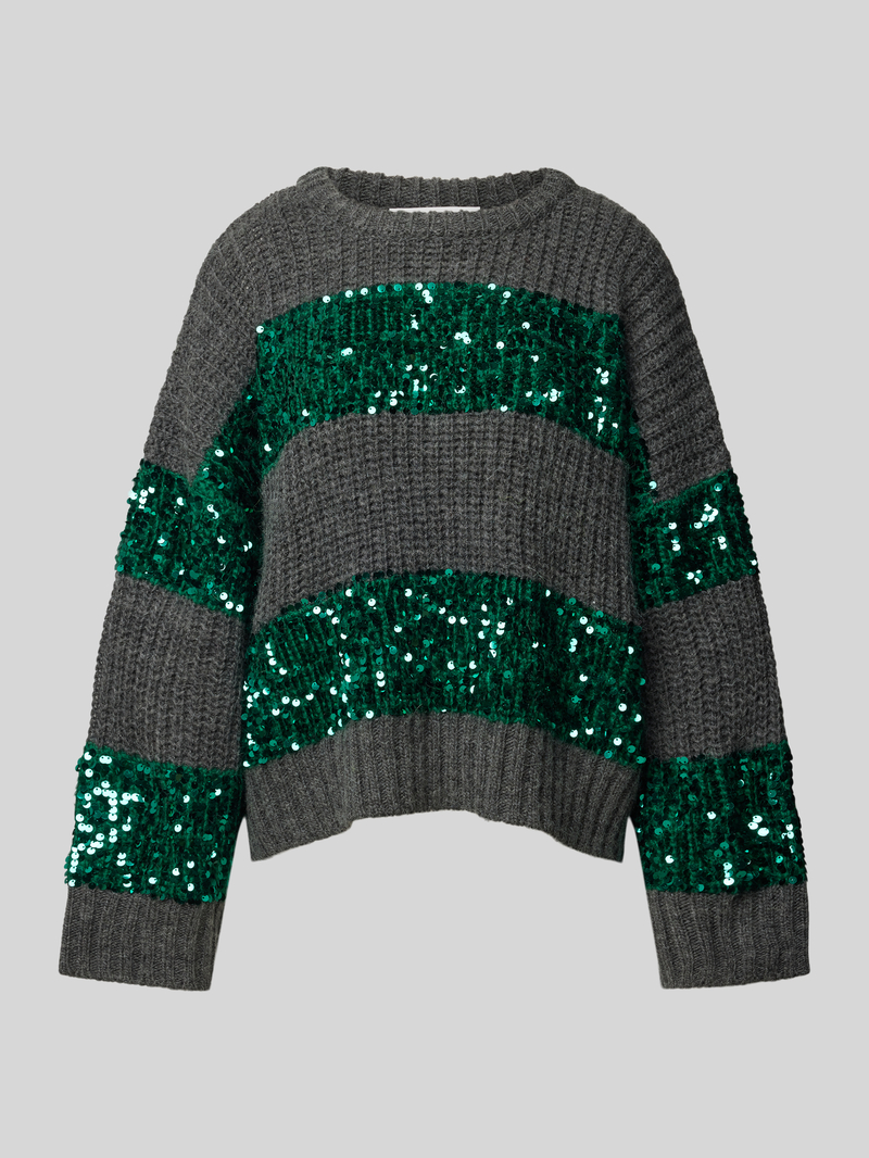 Essentiel Gebreide pullover met pailletten