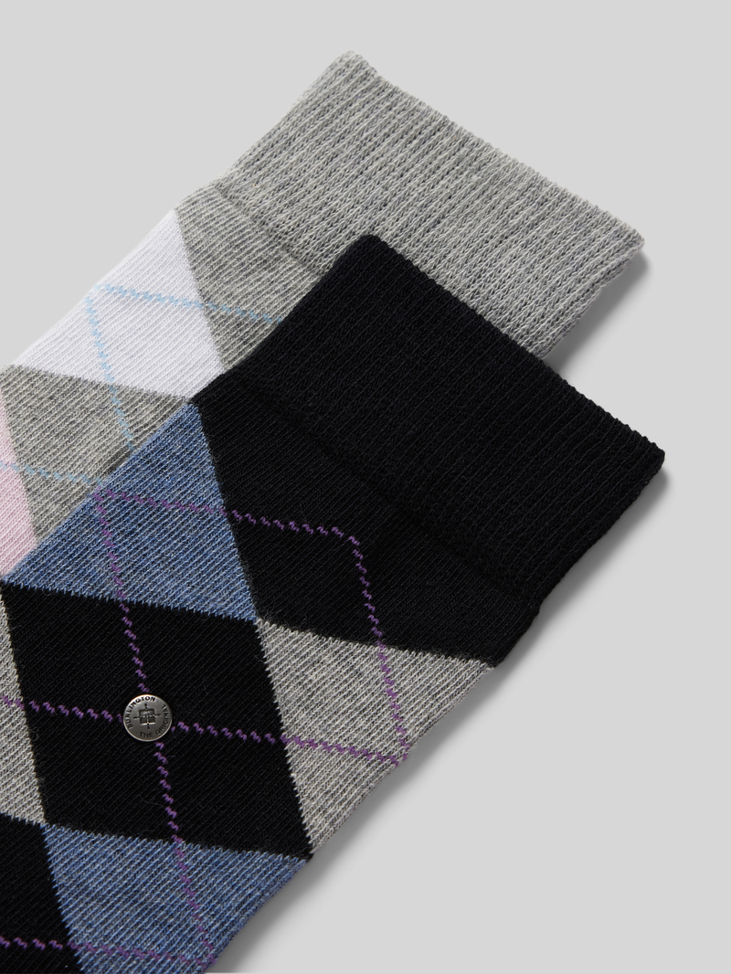 Burlington Sokken met labeldetail