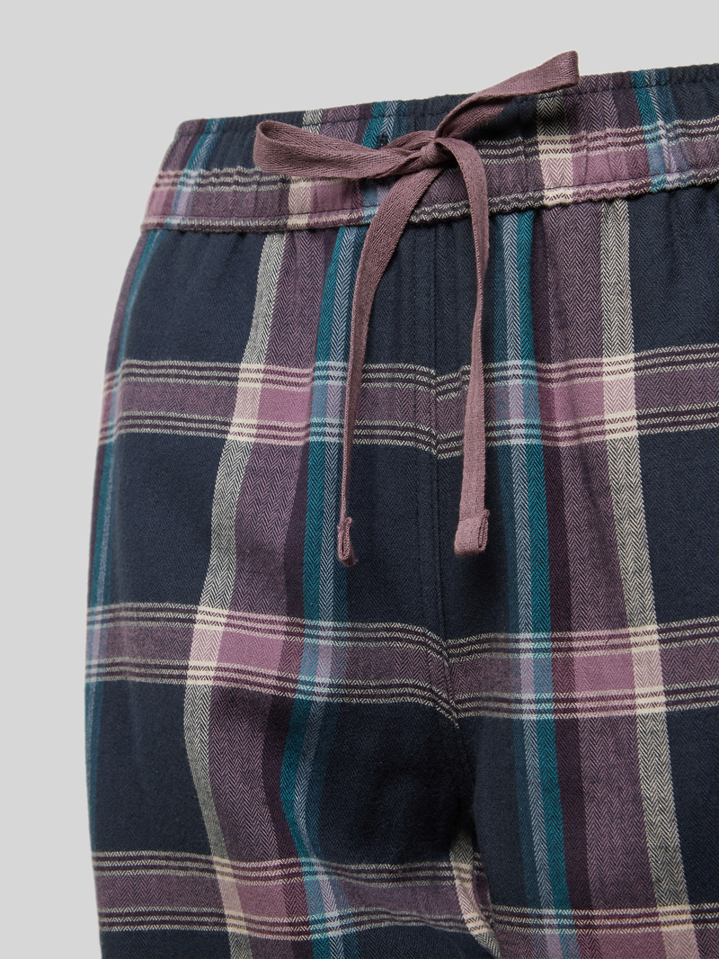 Schiesser Regular fit pyjamabroek met elastische band