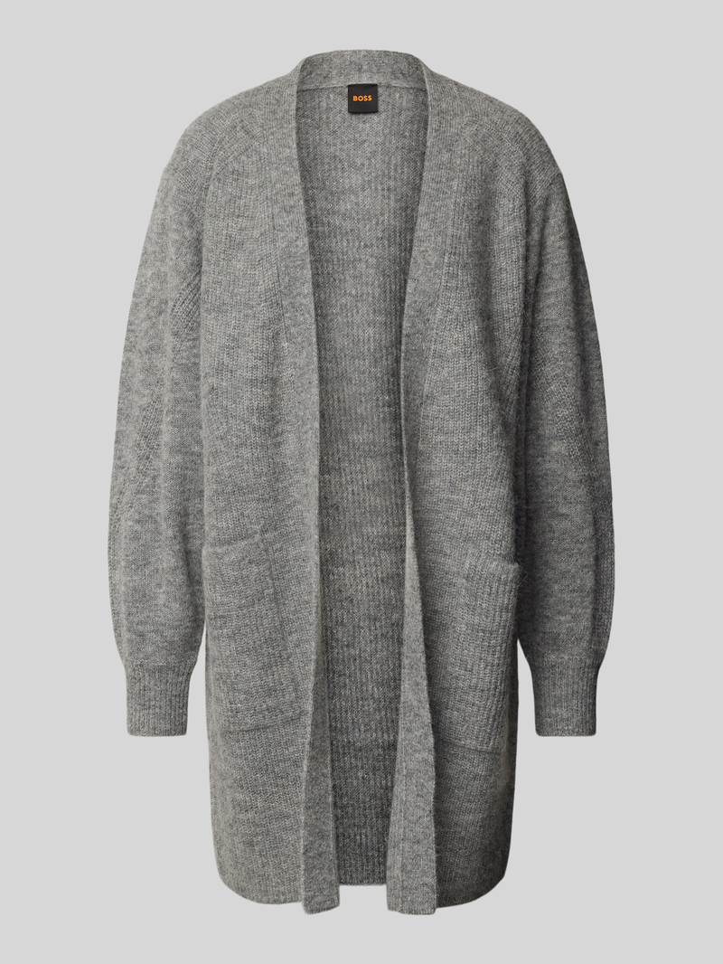 Boss Orange Cardigan met opengewerkte voorkant model 'FELVASSY'