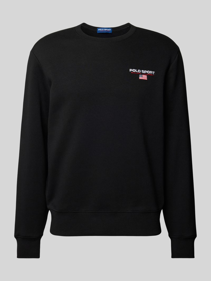 Polo Sport Sweatjack met labelstitching