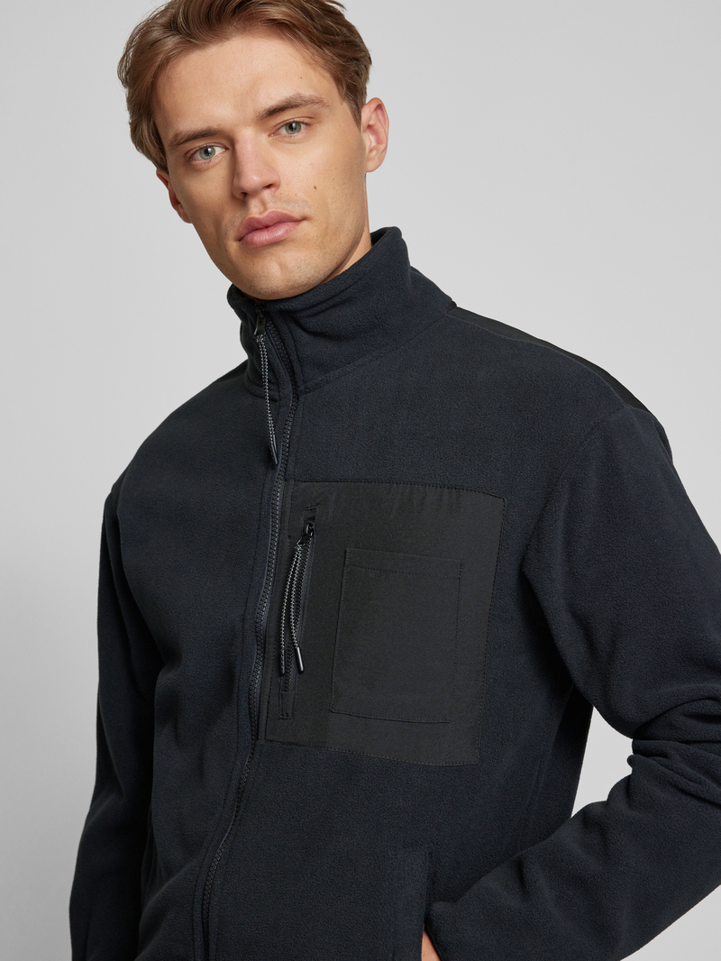 Blend Fleecejack met borstzak