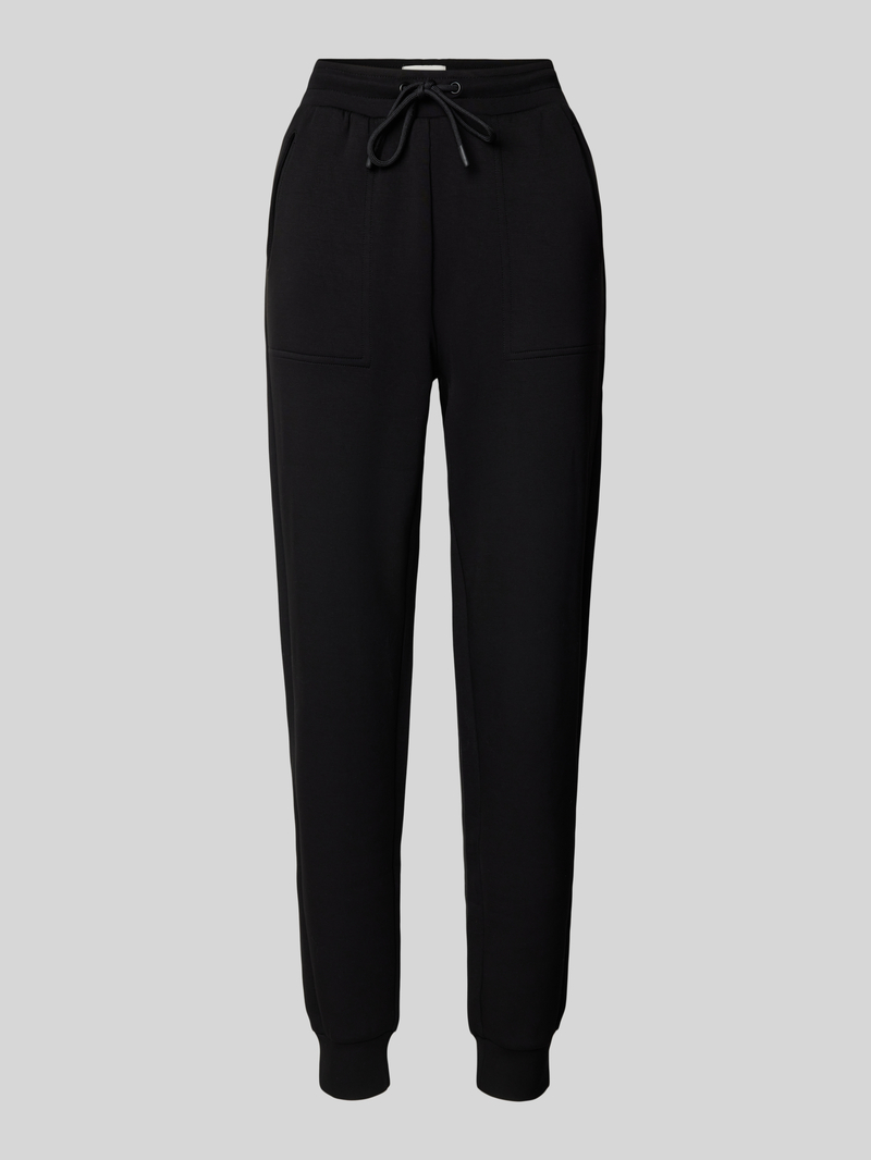 FYNCH-HATTON Slim fit sweatpants met tunnelkoord