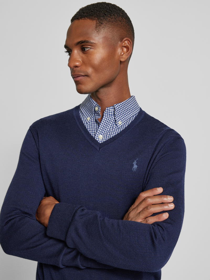 Polo Ralph Lauren Wollen pullover met logostitching