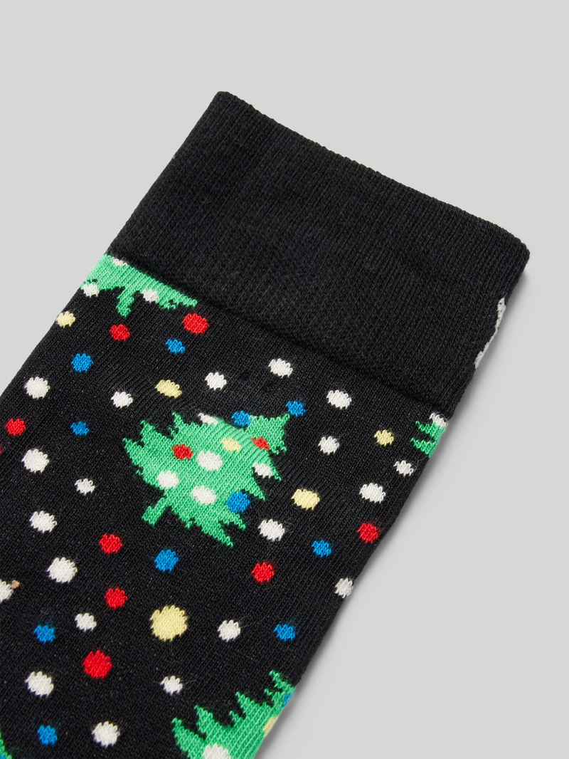 Happy Socks Sokken met motiefprint model 'Christmas Night'