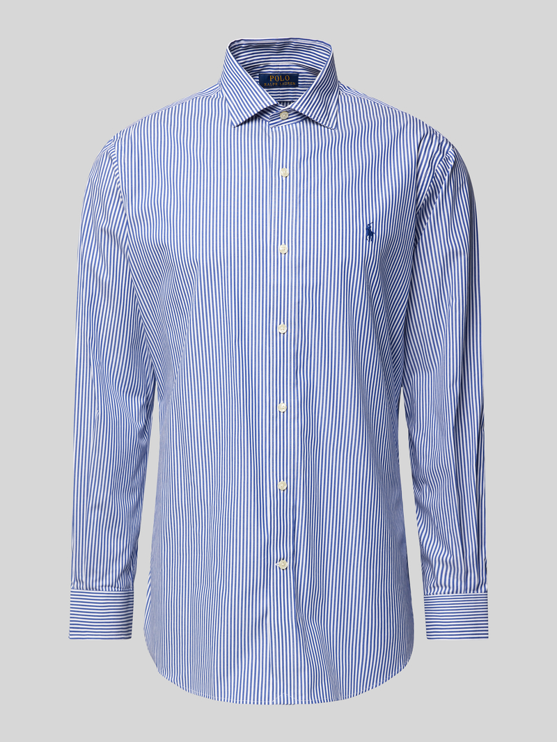Polo Ralph Lauren Slim fit zakelijk overhemd met logostitching
