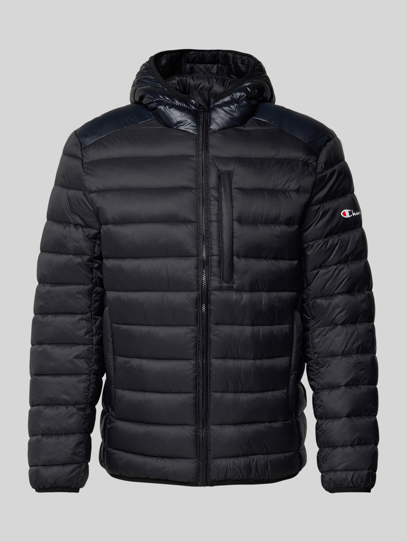 Champion Gewatteerd jack met labelprint