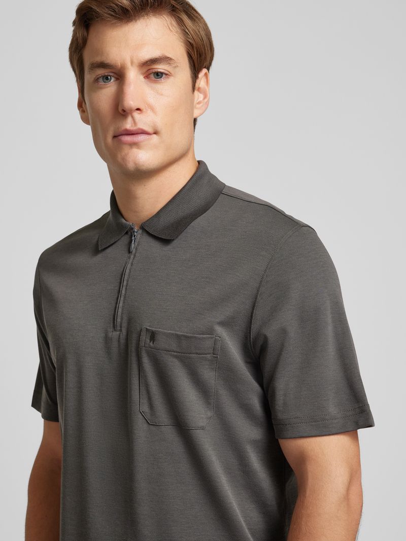 RAGMAN Regular fit poloshirt met borstzak