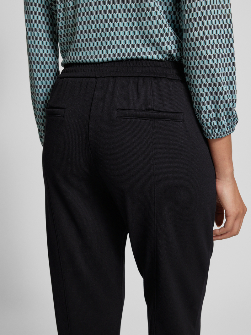 Opus Regular fit stoffen broek met bandplooien model 'Elopa'
