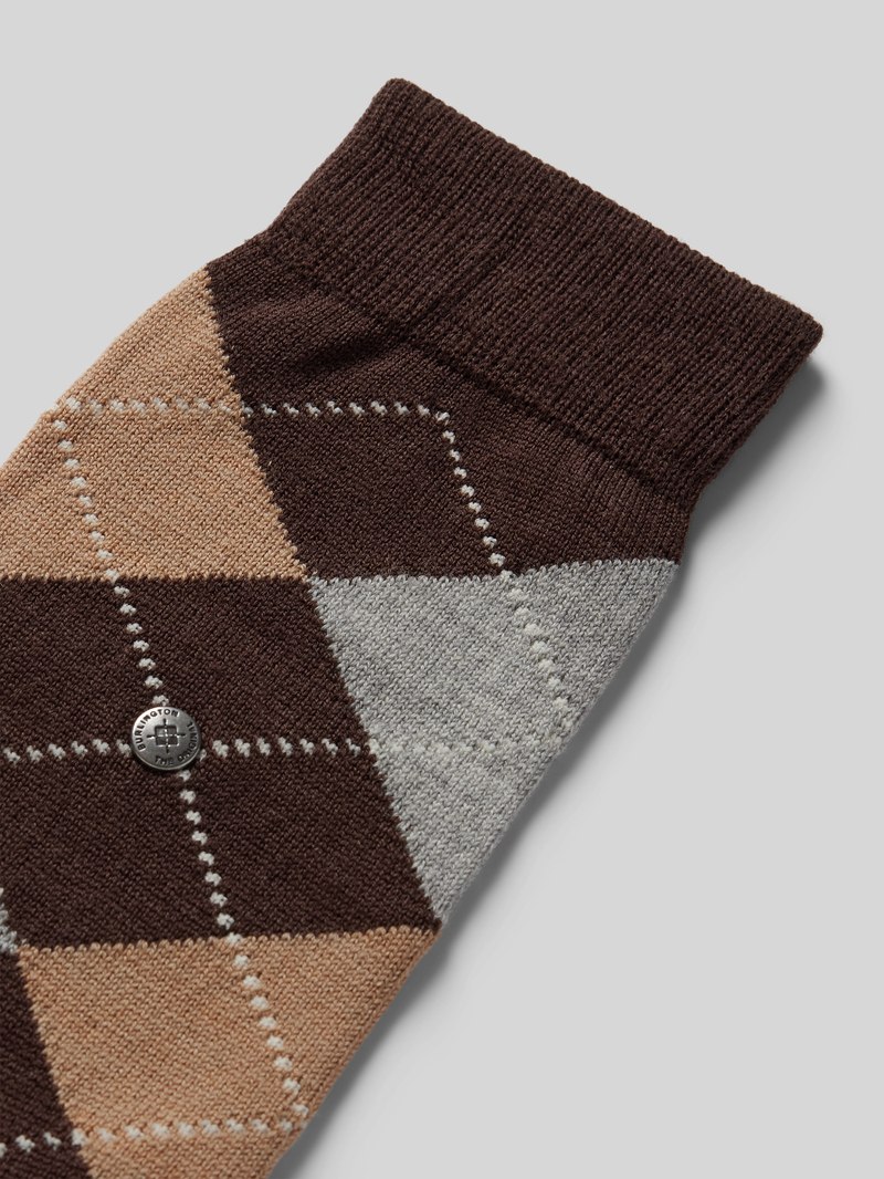 Burlington Sokken van scheerwolmix model 'Marylebone'