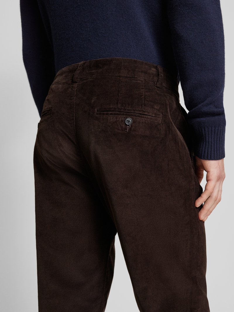 Selected Homme Straight fit broek van corduroy model 'MILES'
