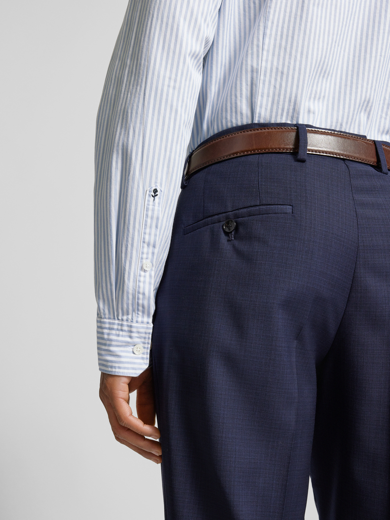 seidensticker Casual slim fit zakelijk overhemd met button-downkraag