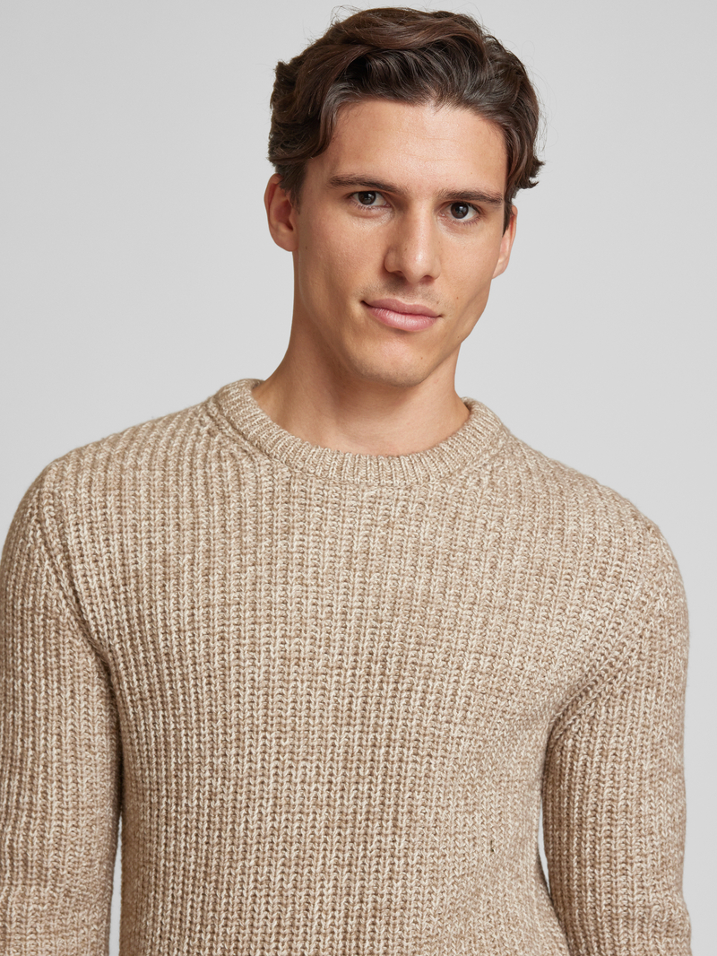JOOP! JEANS Gebreide pullover met ronde hals model 'Oro'