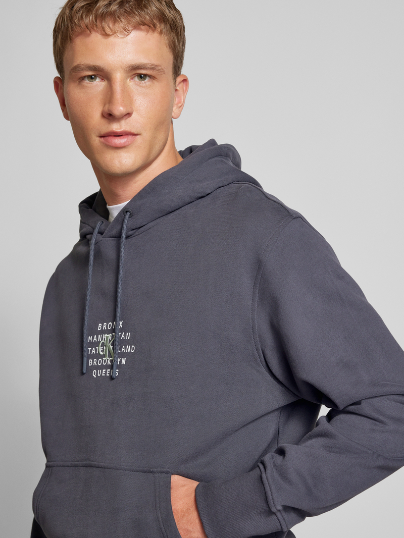 Calvin Klein Jeans Hoodie met labelstitching