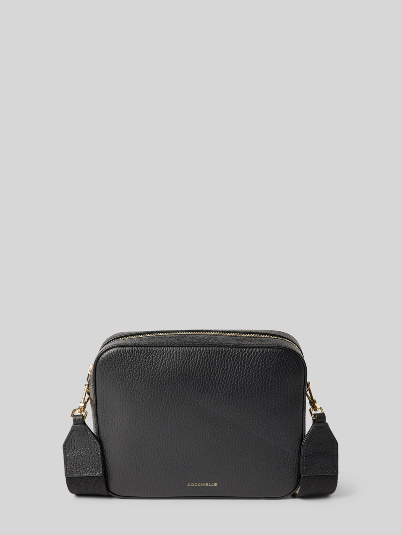 Coccinelle Handtas met labelprint model 'TEBE'