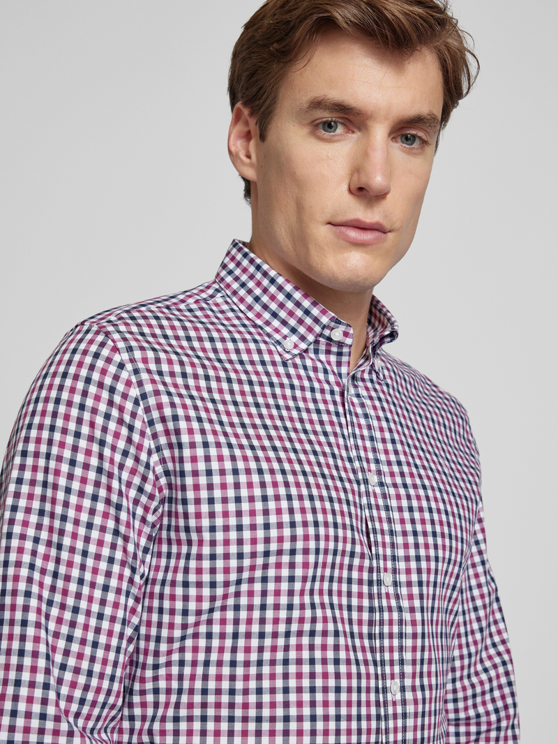 seidensticker Slim fit zakelijk overhemd met button-downkraag