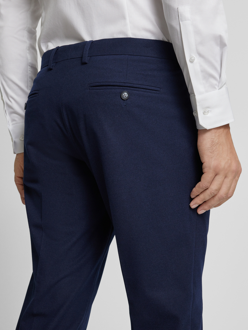Christian Berg Men Regular fit pantalon met persplooien