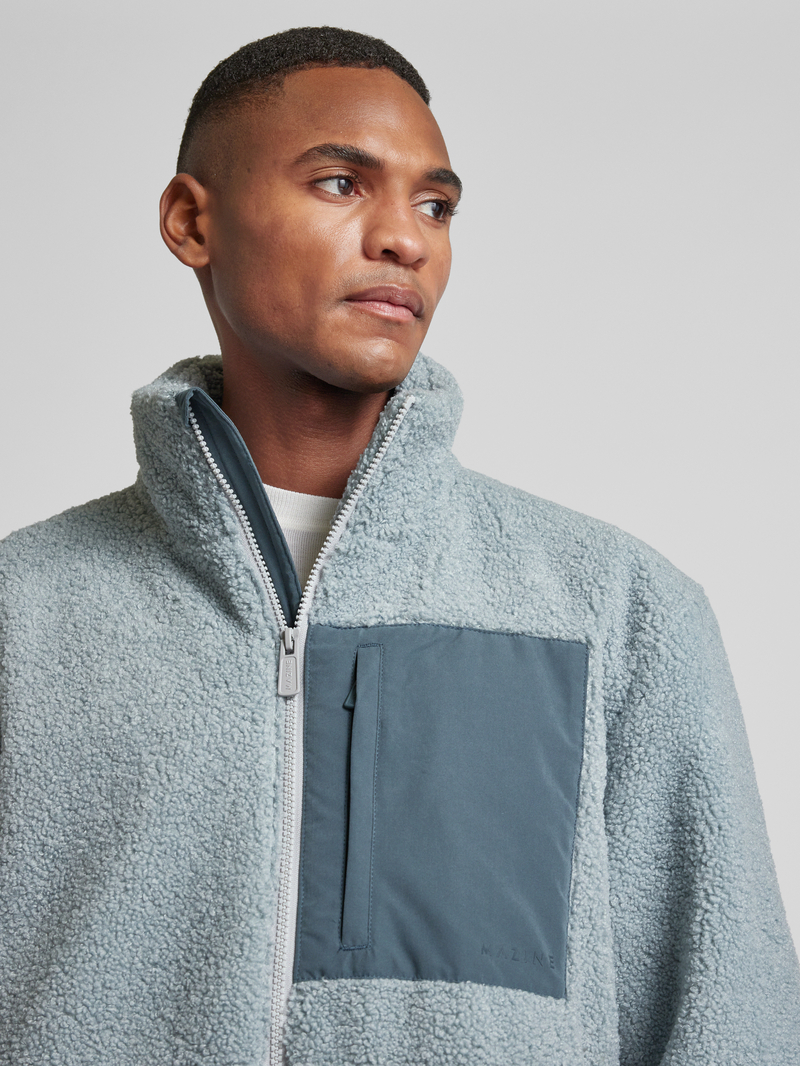 Mazine Sweatjack met opstaande kraag model 'Pelican'