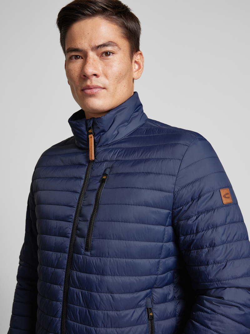 camel active Regular fit gewatteerd jack met ritszakken